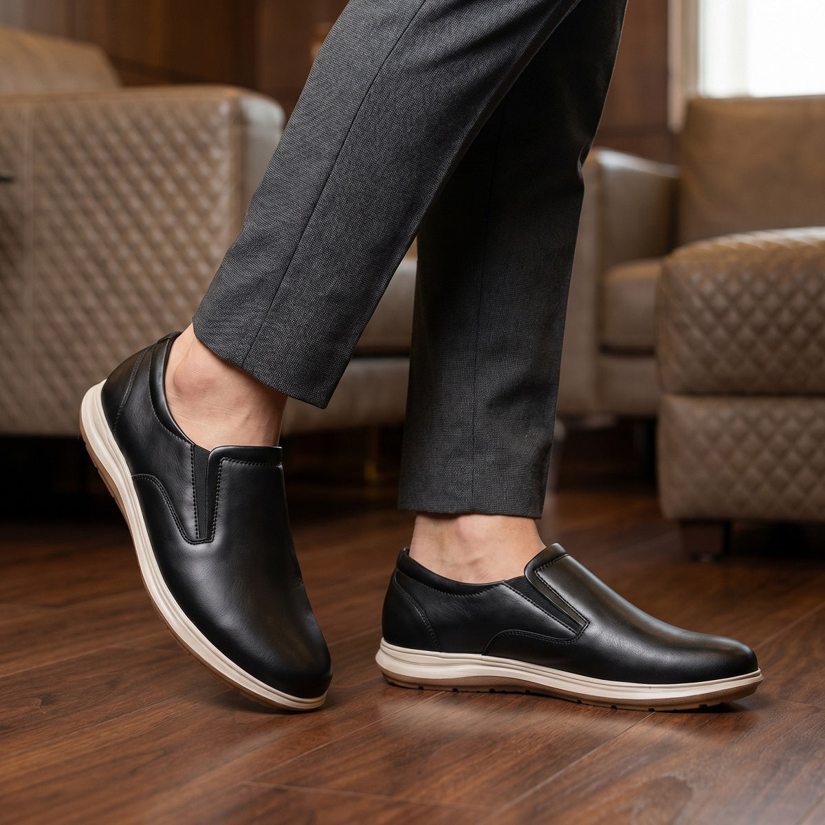 BAXXICO Luxury Mens Everyday Shoes with Premium Minimal Finish
