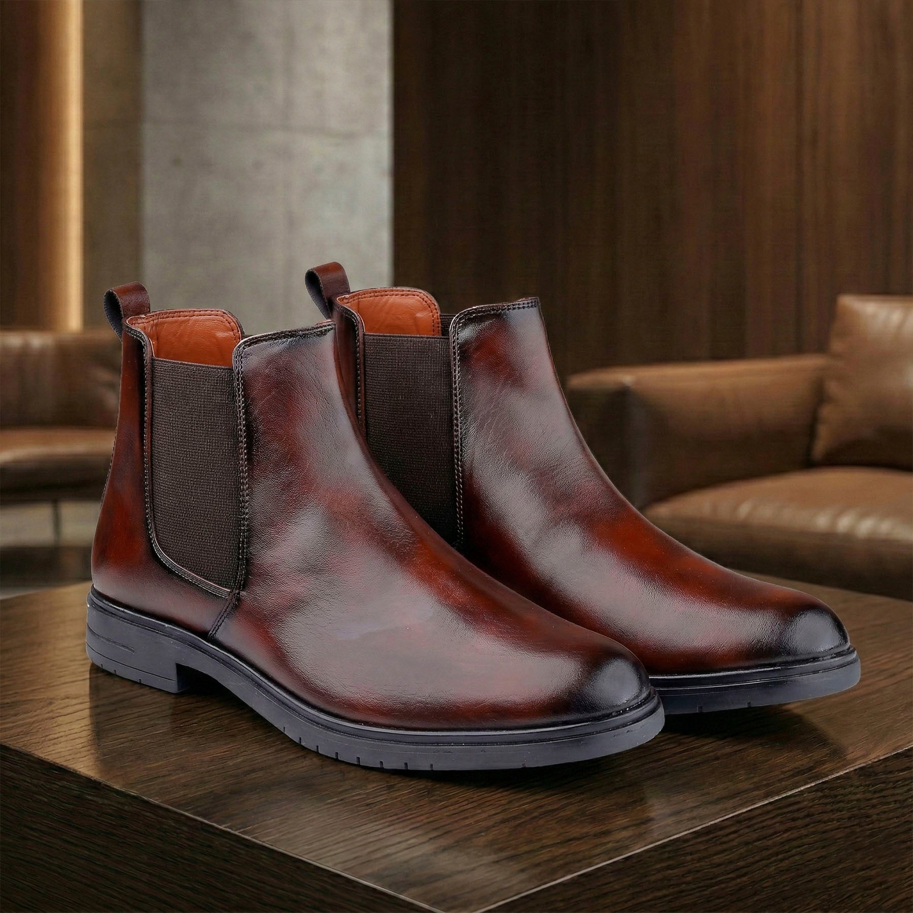 Baxxico New Stylish Men Slip on Ankle Stylish Boots