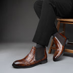 BAXXICO Mens Premium Vegan Stylish Boots Durable Comfortable and Timeless Design