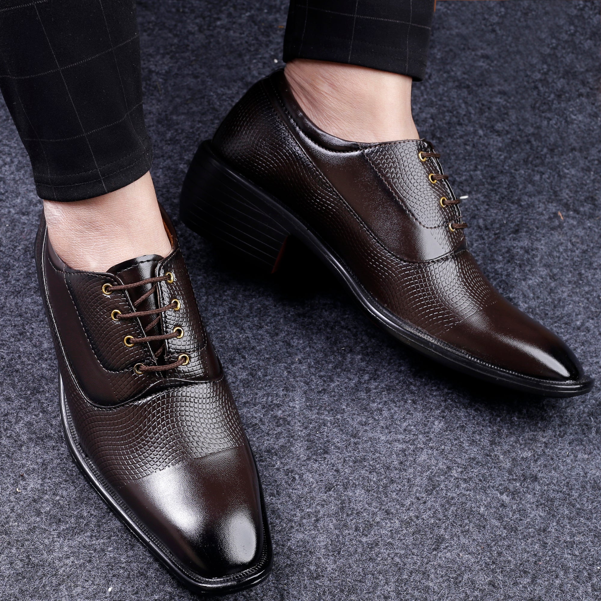 Mens New Stylish Partywear Lace up Formal Shoes for Men