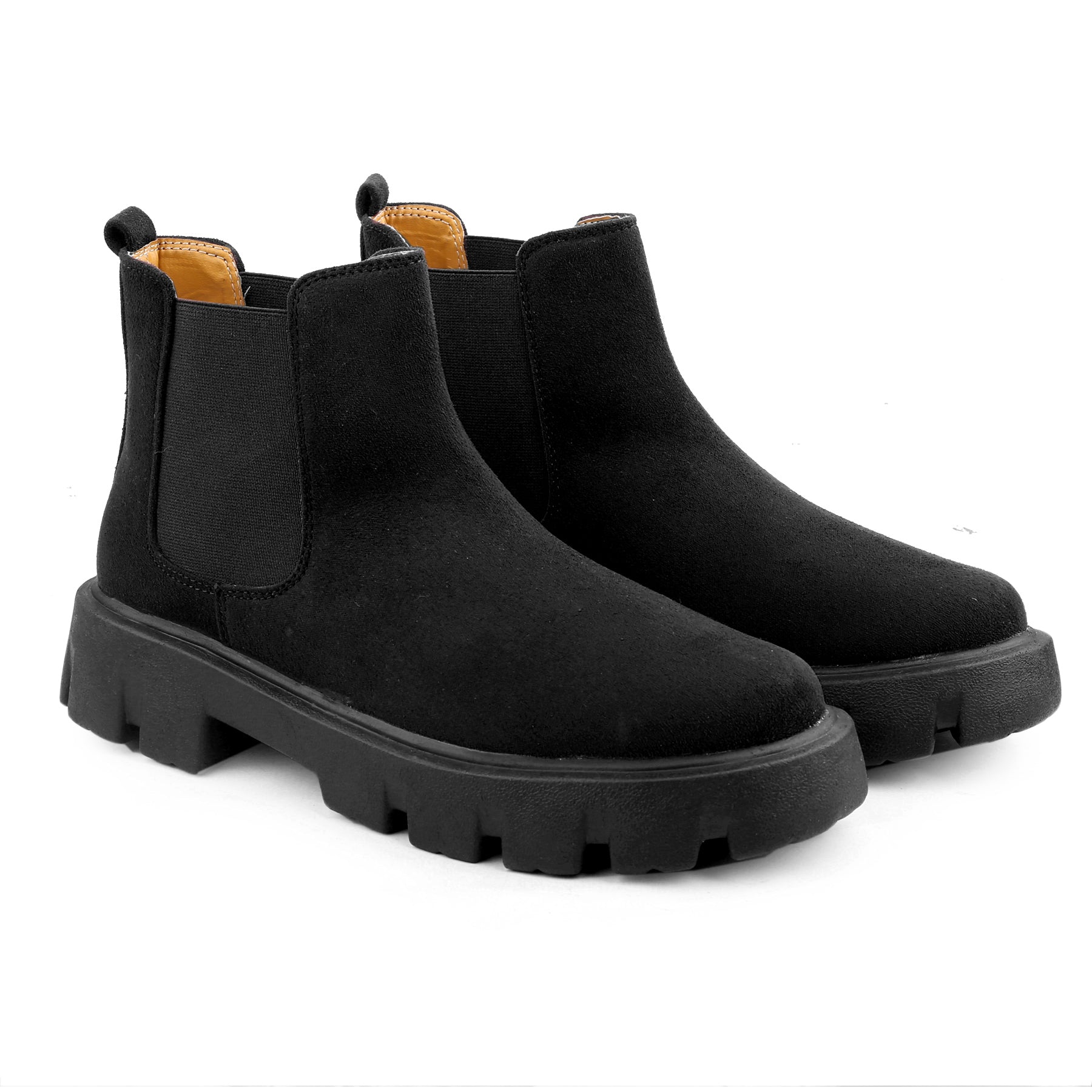 Baxxico Vegan Suede Ultra Comfortable Slip-on Boots for Men