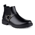 BAXXICO Faux Vegan Leather Ultra Stylish Comfortable Slip on Chelsea Boots for Men