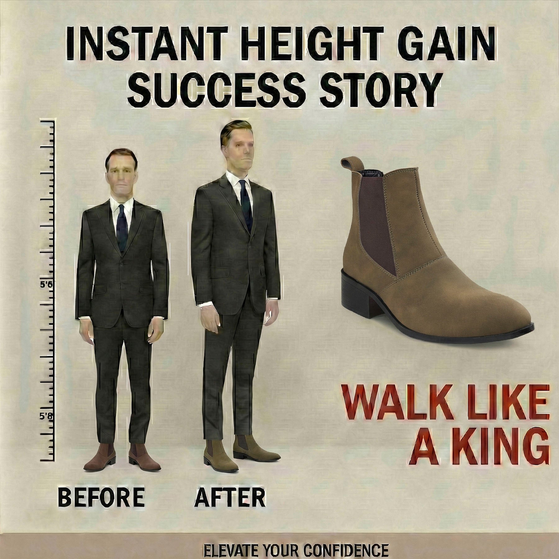 BAXXICO Modern Mens Footwear Designed for Extra Height and Premium Fashion