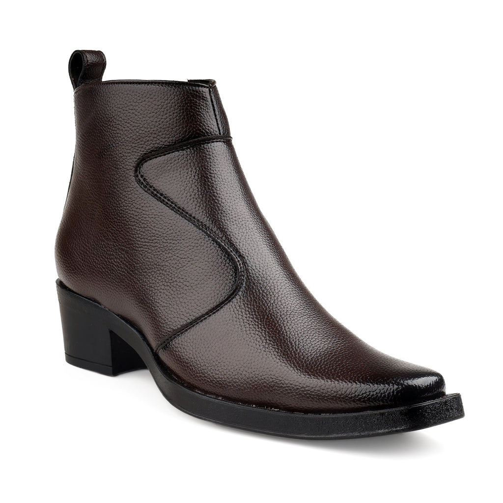 BAXXICO Mens 2 Inch Heel Height Increasing Boots