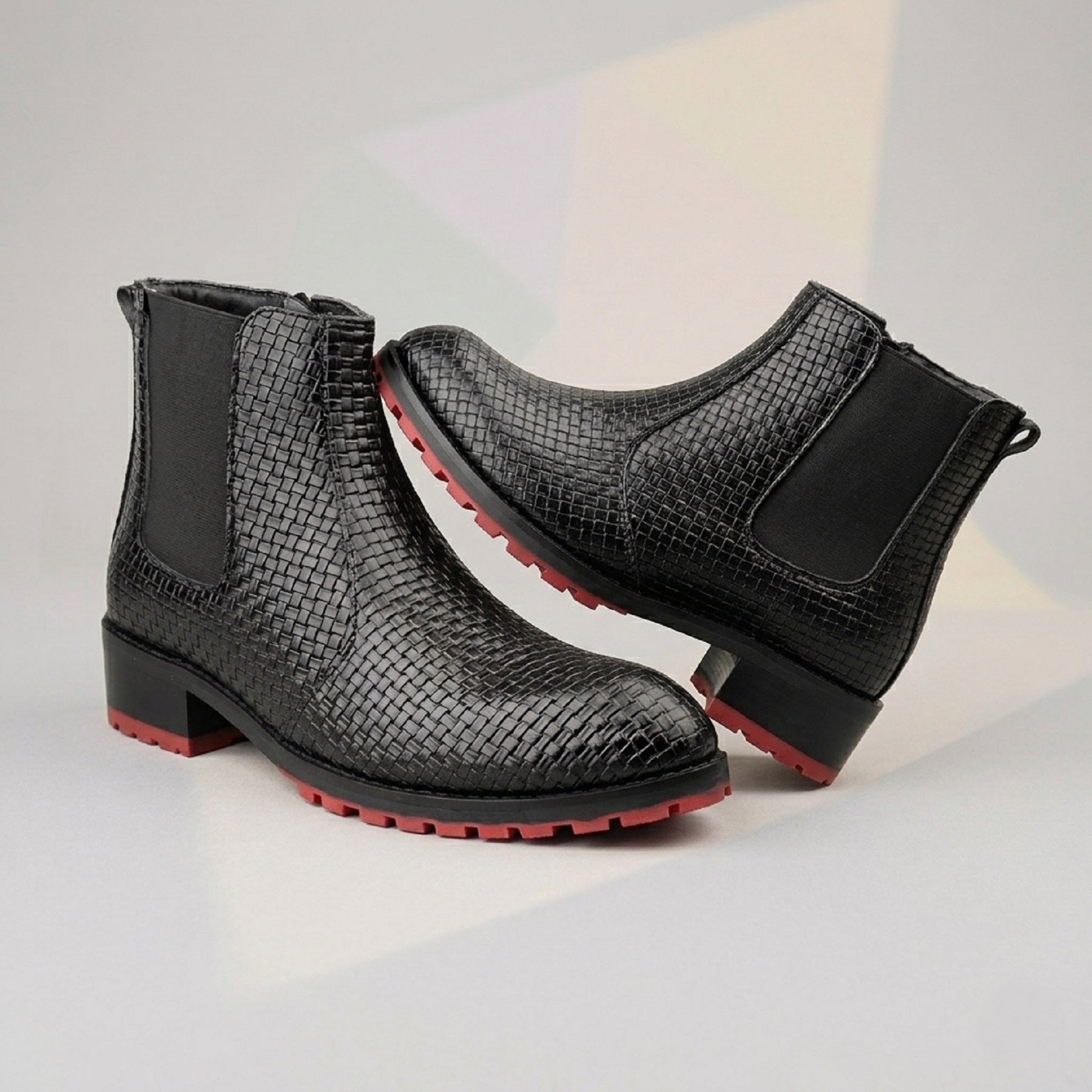 BAXXICO Stylish High Heel Boots with Premium Textured Designer Finish