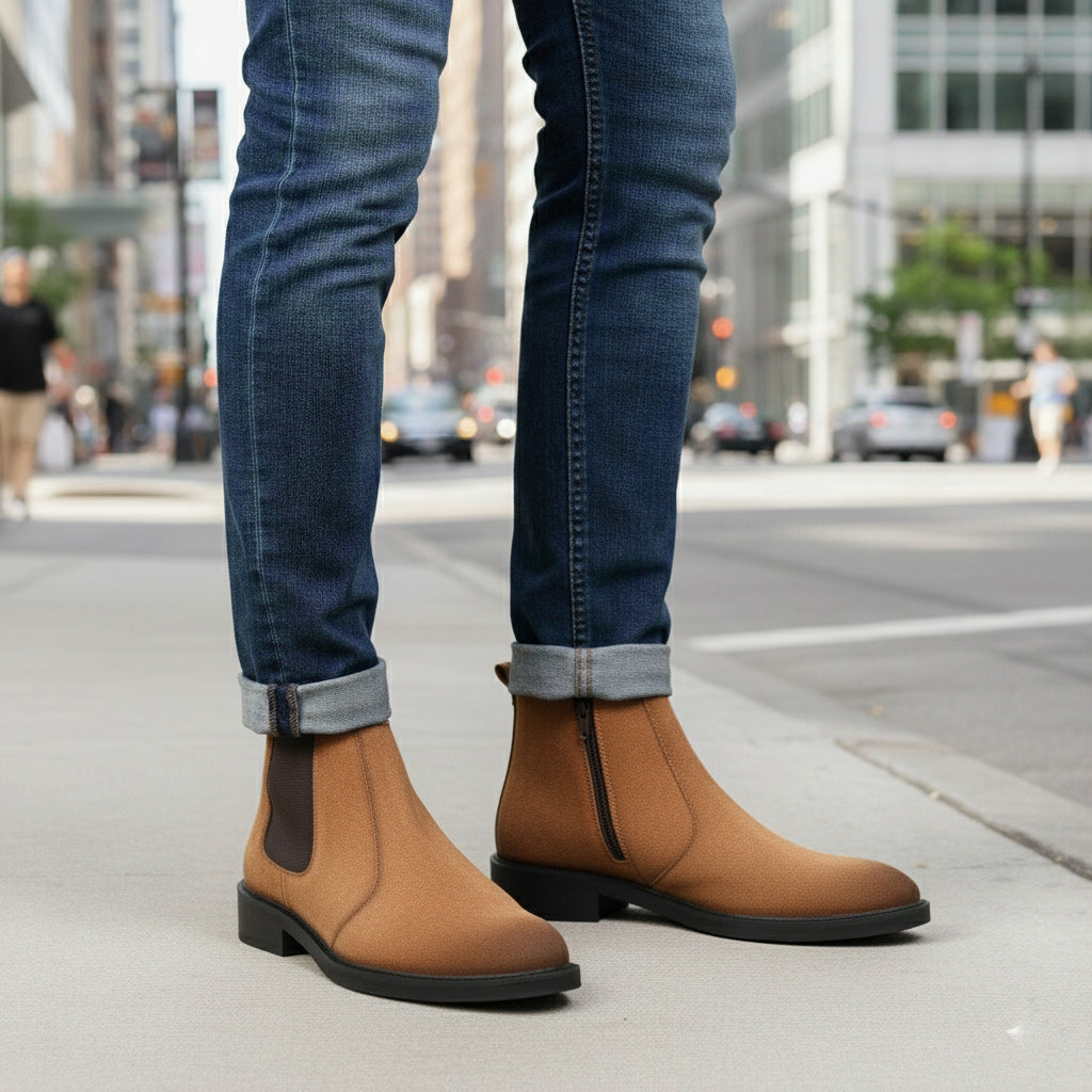 BAXXICO Mens 5–6 CM Invisible Height Boost Boots