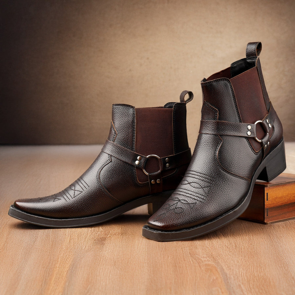 BAXXICO Mens 2 Inch Height Increasing Boots