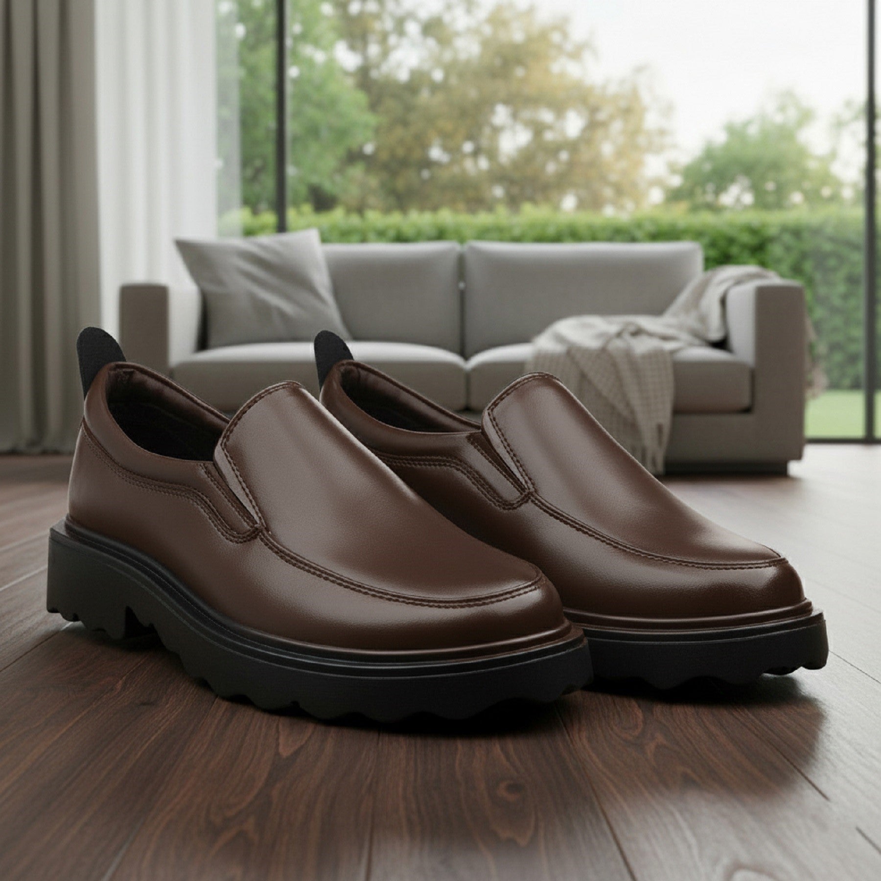 BAXXICO Mens Casual Formal Slip On Shoes Smart & Sophisticated Look