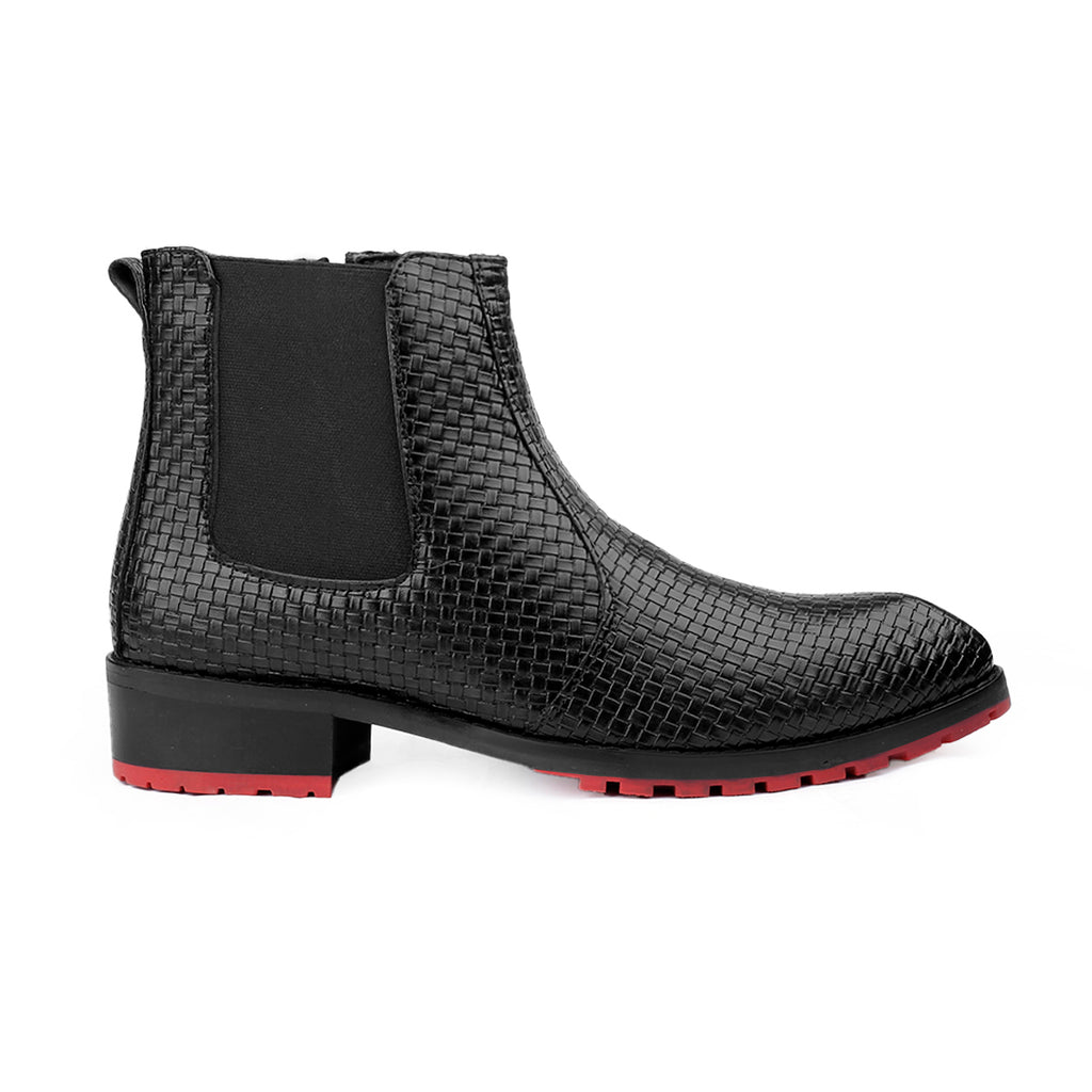 BAXXICO Stylish High Heel Boots with Premium Textured Designer Finish