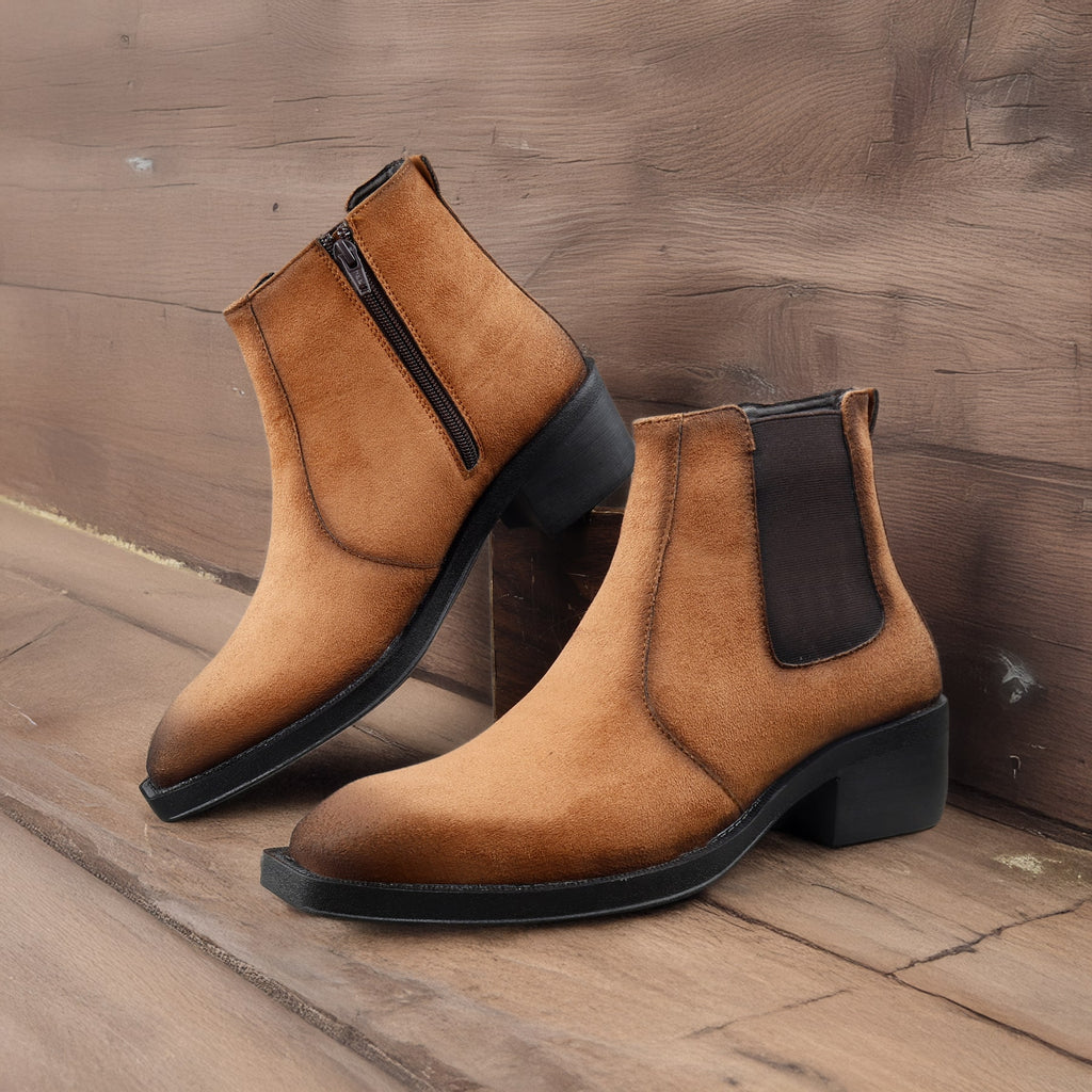 BAXXICO Mens 5–6 CM Invisible Height Boost Boots