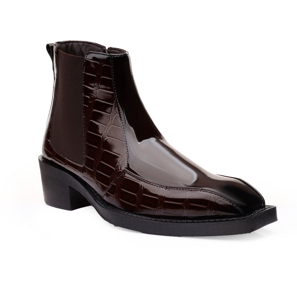 BAXXICO Mens Elevator Boots for Extra 2 Inches Height