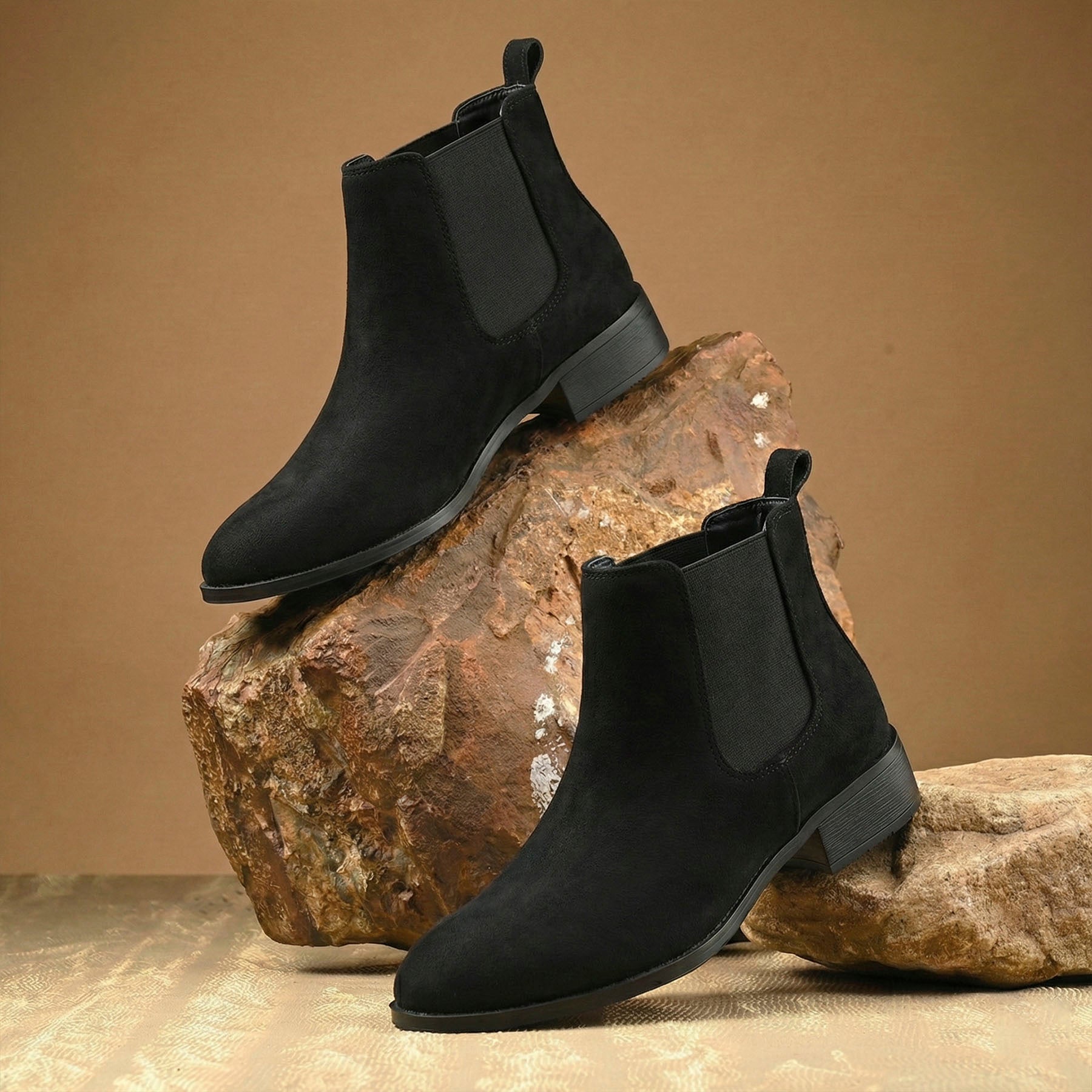 BAXXICO Smart Casual Mens Boots with 4.5cm Heel Height