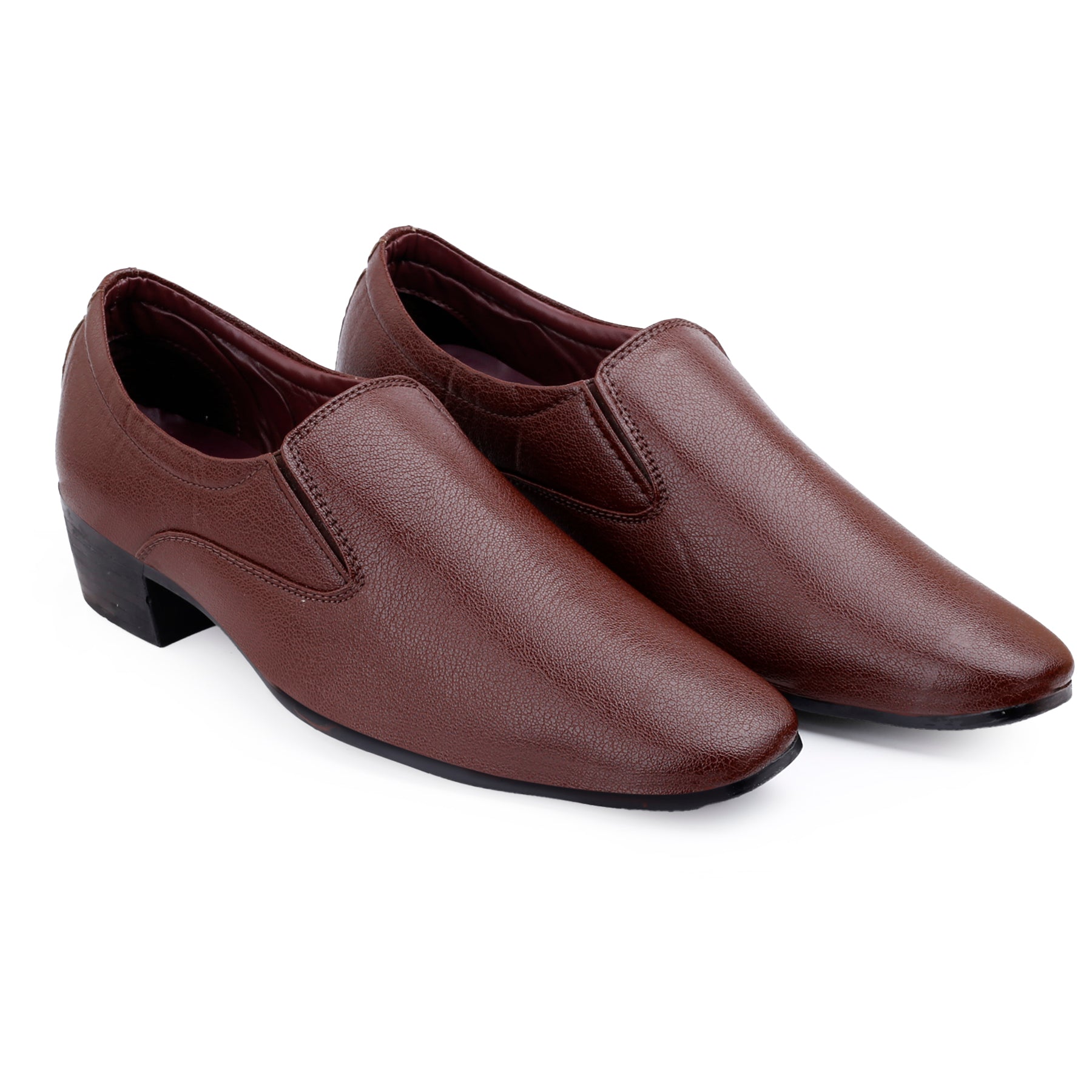 BAXXICO Height Increasing Elevator Slip-on Formal Shoes for Men