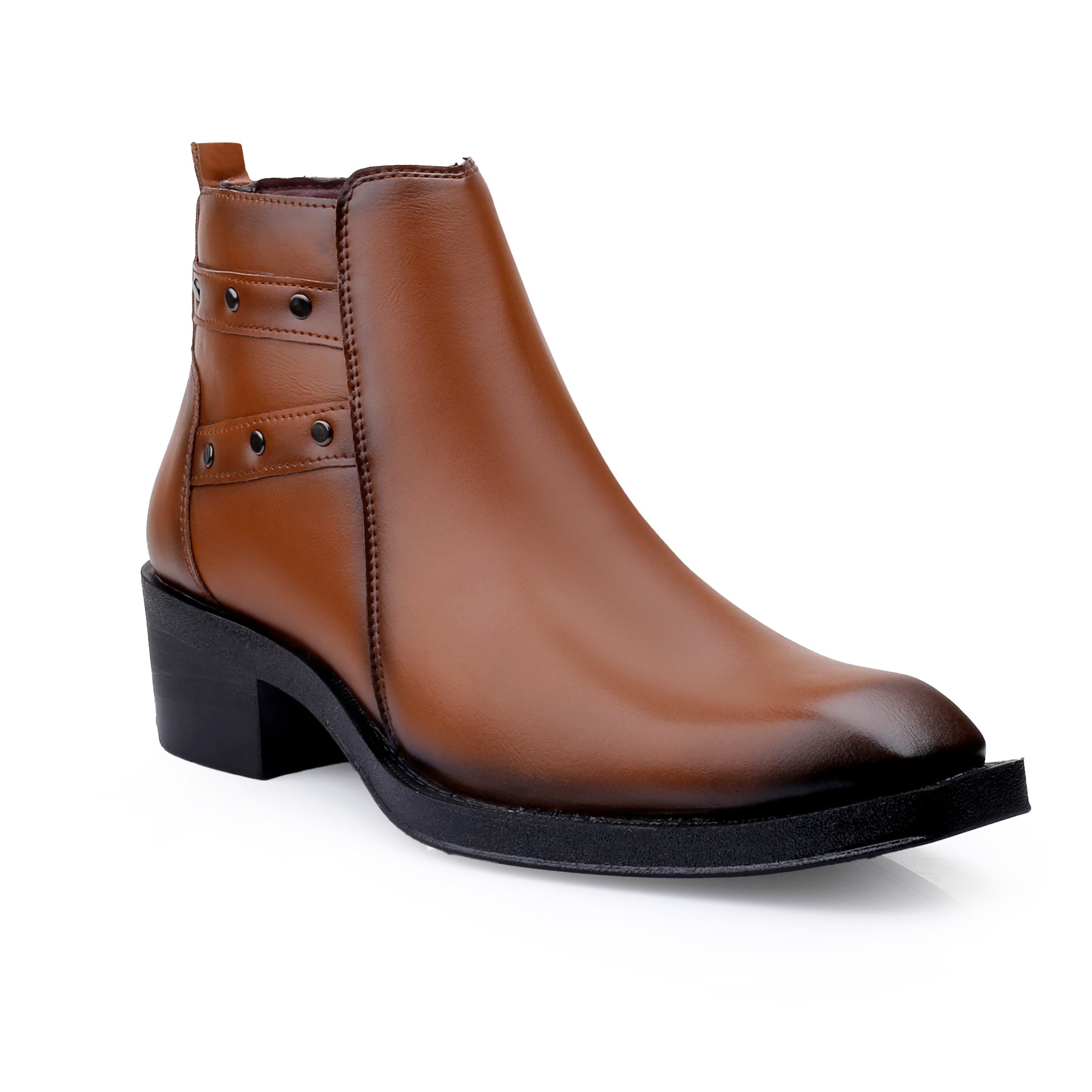 BAXXICO 2 Inch Height Lift Boots Stylish Elevator Footwear for Men