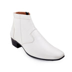 BAXXICO Formal Ankle Zipper Boots for Men