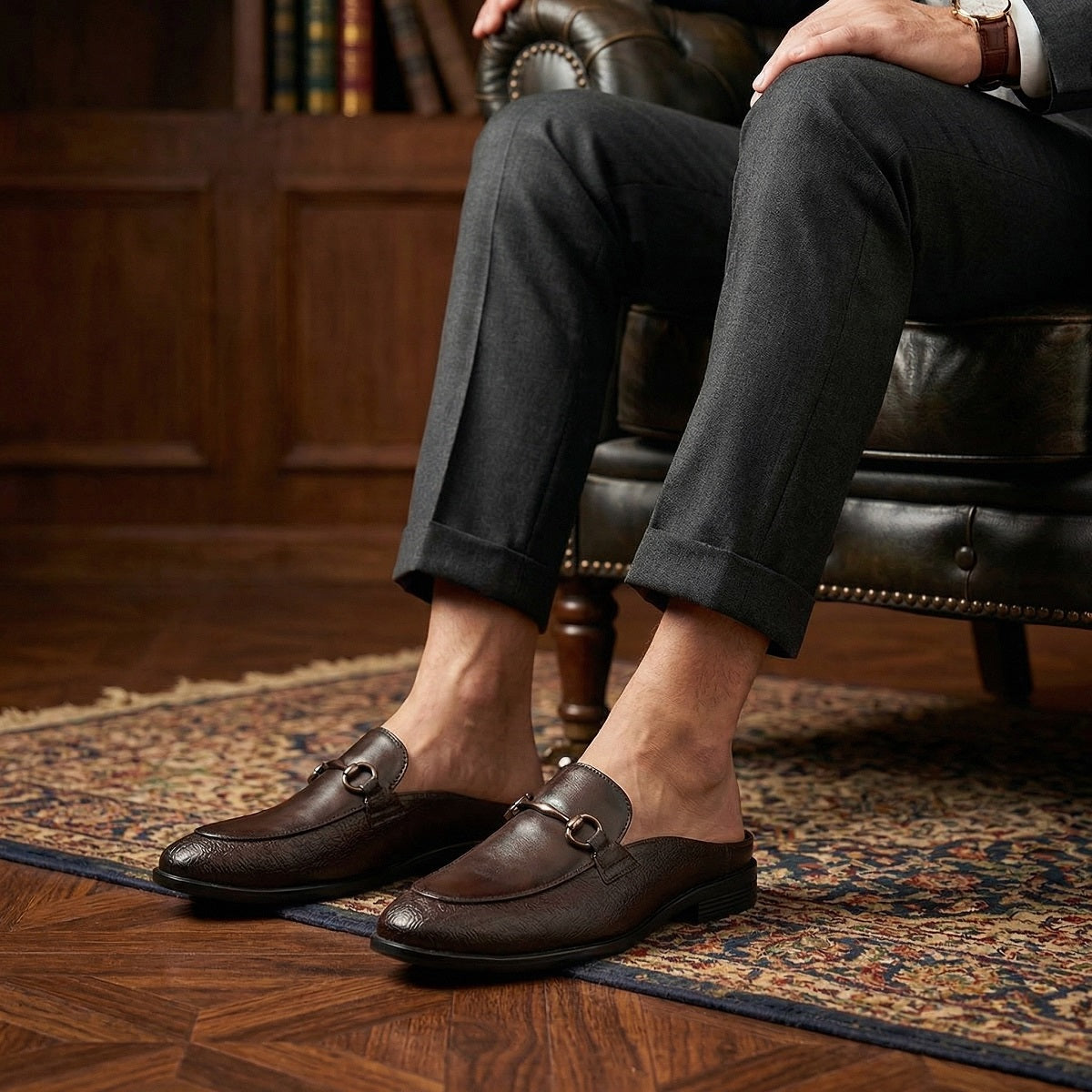 BAXXICO Premium Mule Loafers for Smart Everyday Fashion