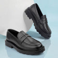 BAXXICO Stylish Black Loafers Crafted for Comfort & Bold Personality