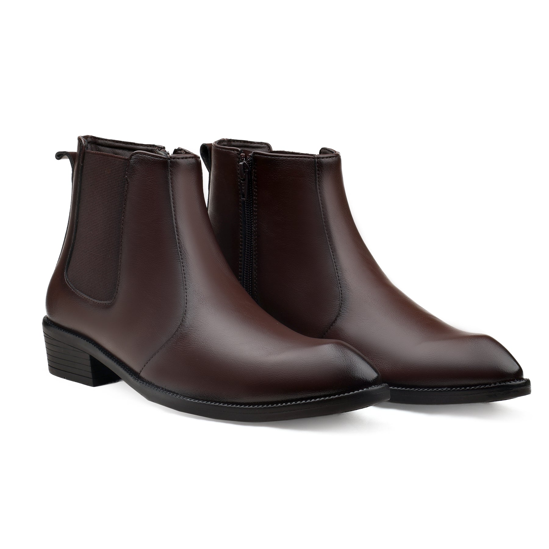 BAXXICO Mens Classic Elevator Boots Height Increase 2 Inches
