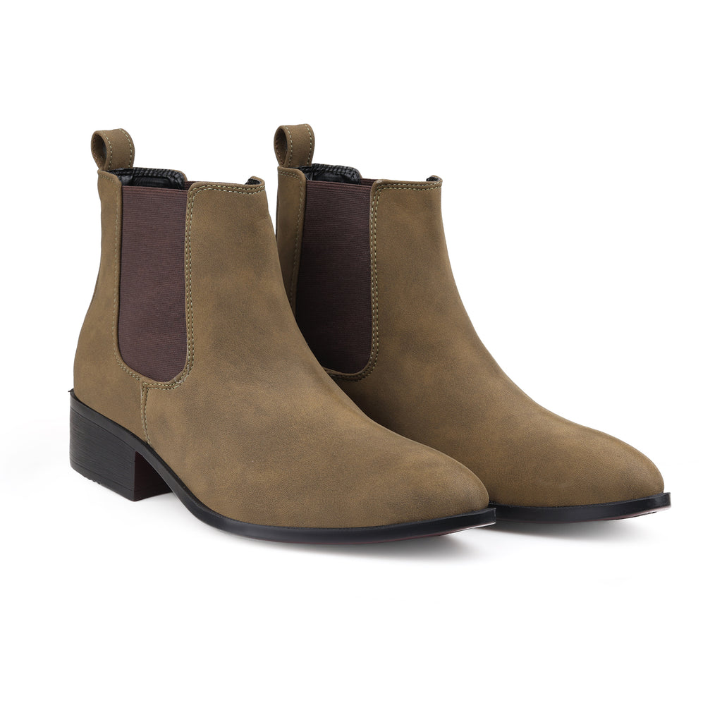 BAXXICO Smart Casual Mens Boots with 4.5cm Heel Height