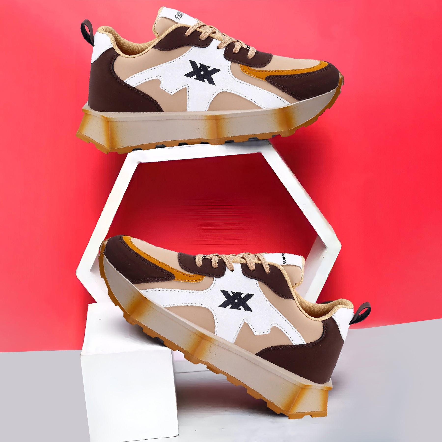 Baxxico High-end Fashionable Sole Lace up Designer Casual Shoes for Men