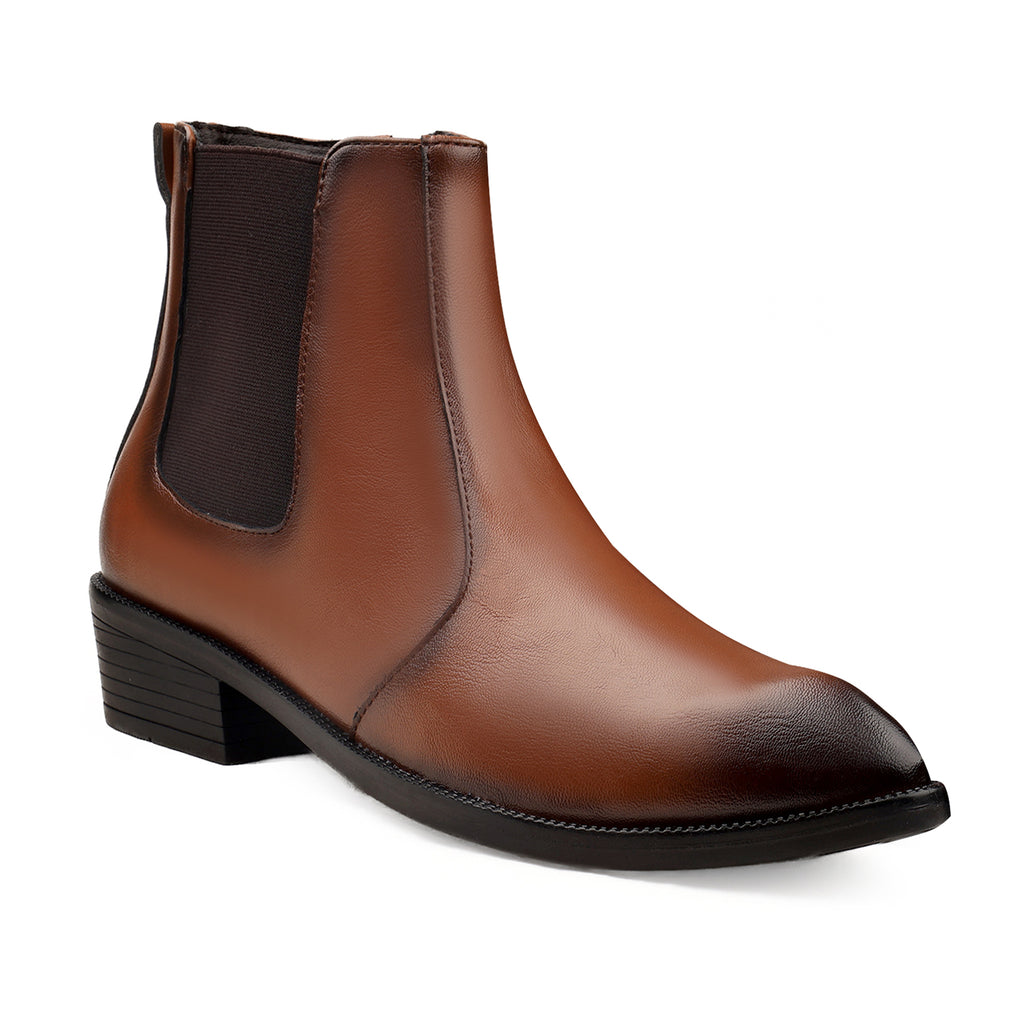 BAXXICO Mens Classic Elevator Boots Height Increase 2 Inches