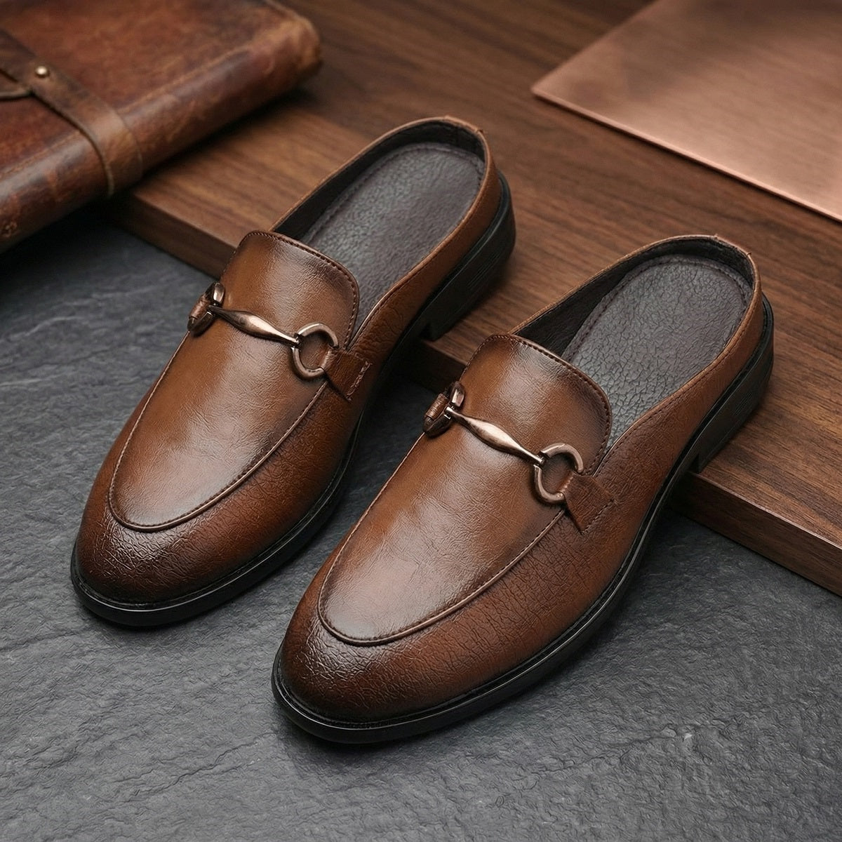 BAXXICO Premium Mule Loafers for Smart Everyday Fashion