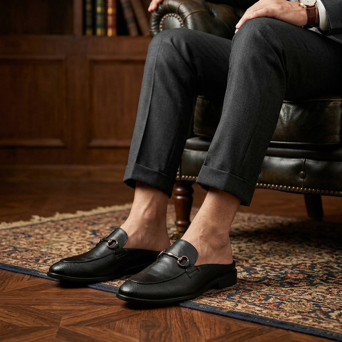 BAXXICO Premium Mule Loafers for Smart Everyday Fashion