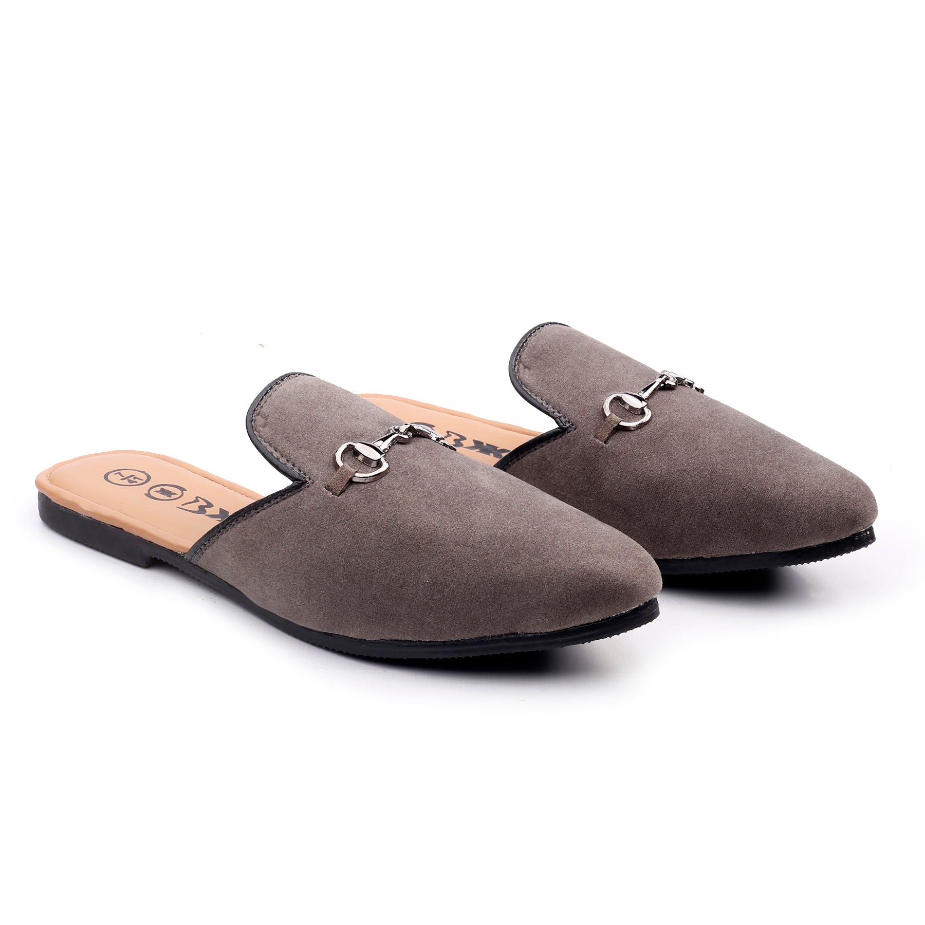 BAXXICO Mens Suede Material Latest Stylish Slip-on Mules