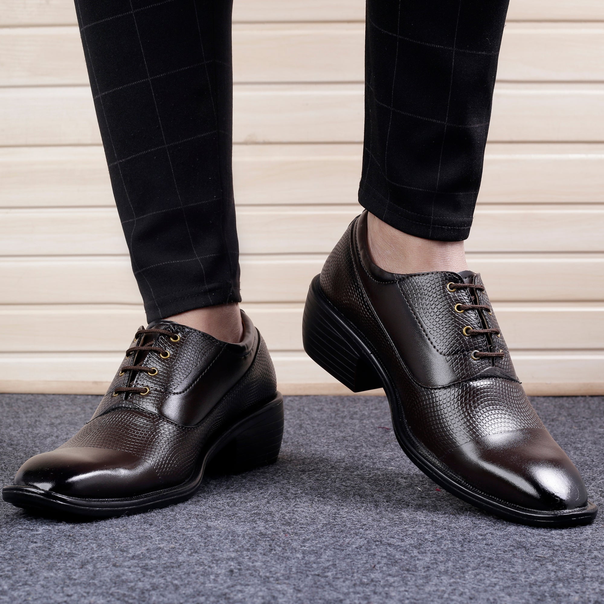 Mens New Stylish Partywear Lace up Formal Shoes for Men
