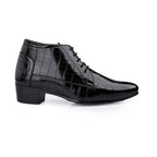BAXXICO Mens Derby Faux Vegan Leather Formal Wear Shoes