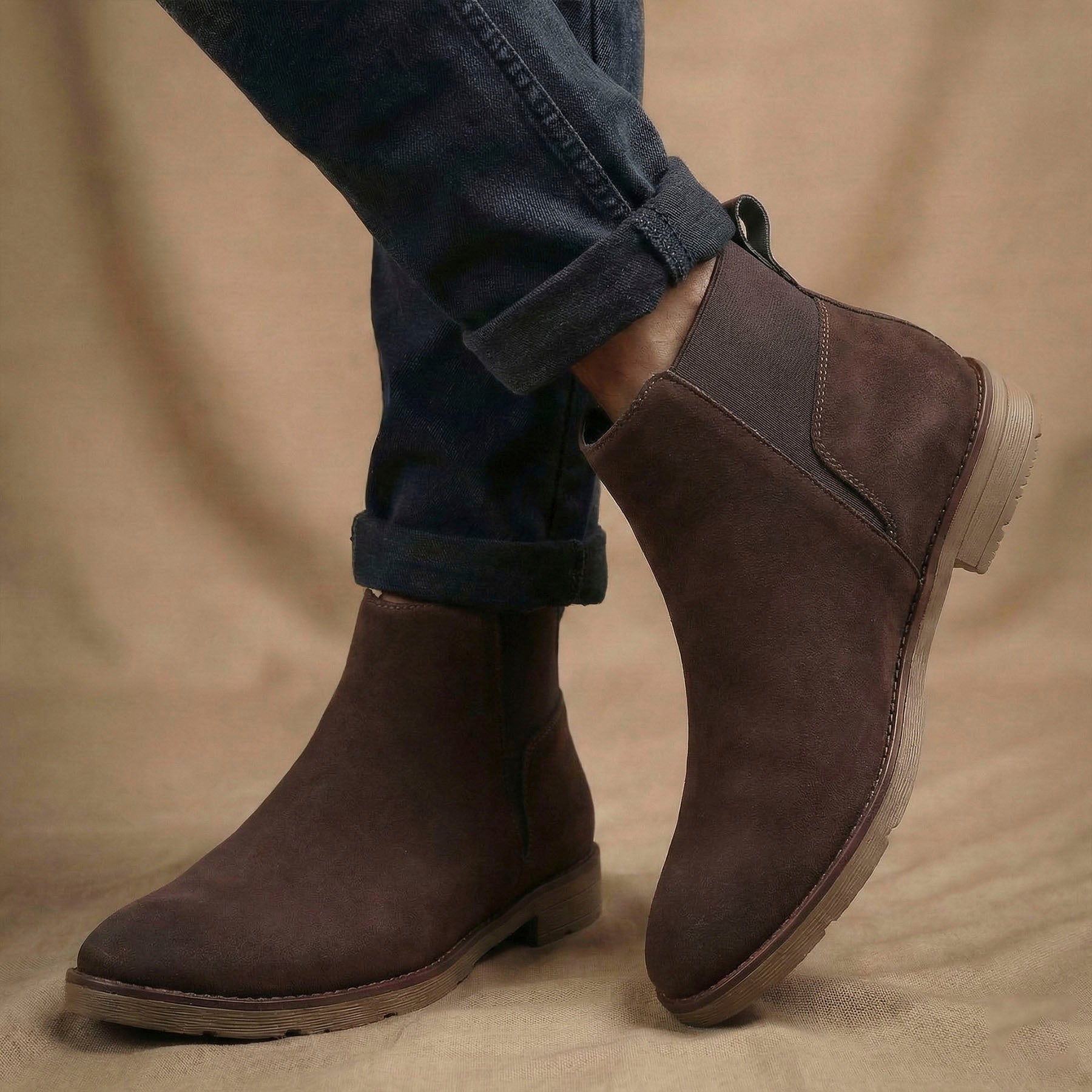 BAXXICO Mens Chelsea Boots Clean Lines Confident Style