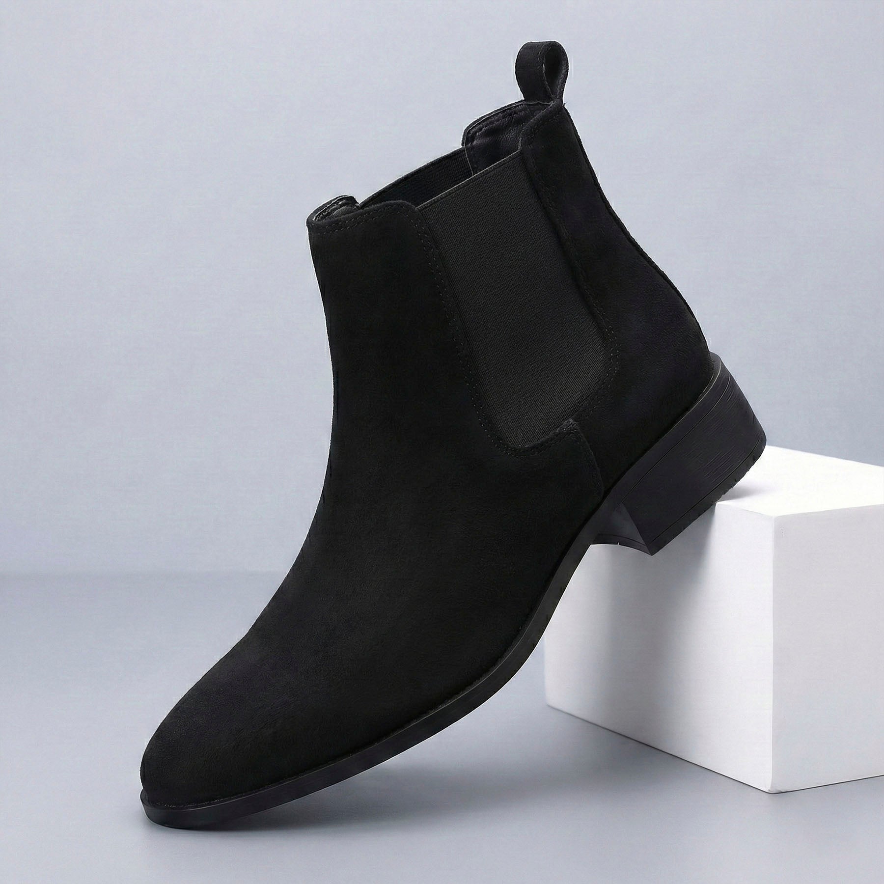 BAXXICO Smart Casual Mens Boots with 4.5cm Heel Height