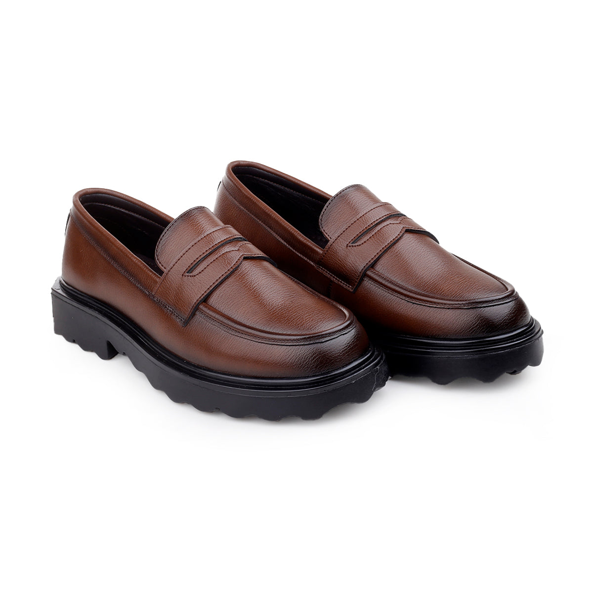 BAXXICO Stylish Black Loafers Crafted for Comfort & Bold Personality