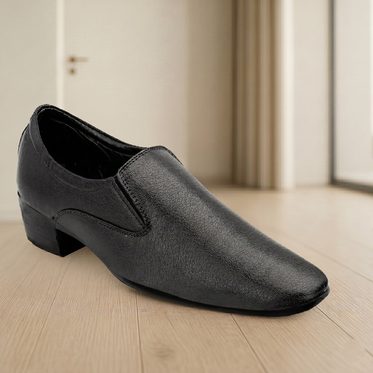 BAXXICO Height Increasing Elevator Slip-on Formal Shoes for Men
