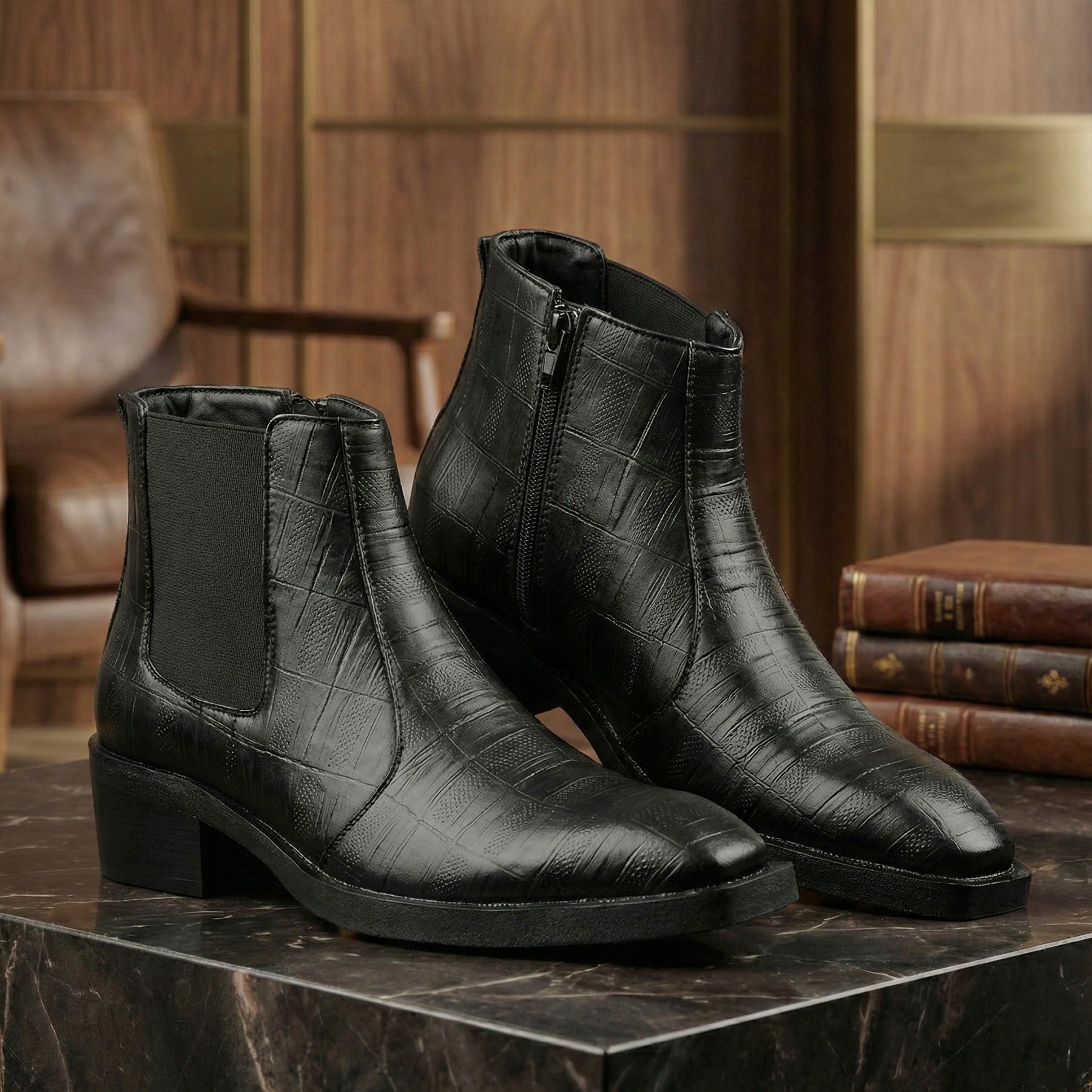 BAXXICO Mens Premium Chelsea Boots Stylish Durable & All Day Comfortable