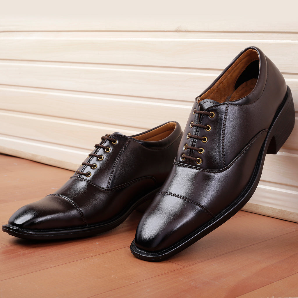 Mens Height Increasing Formal Office Wear Lace Up Shoe