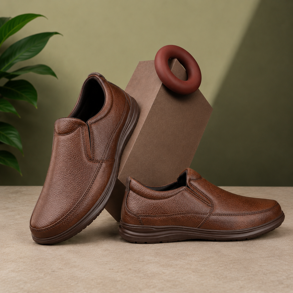 BAXXICO Mens Premium Comfort Slip On Shoes