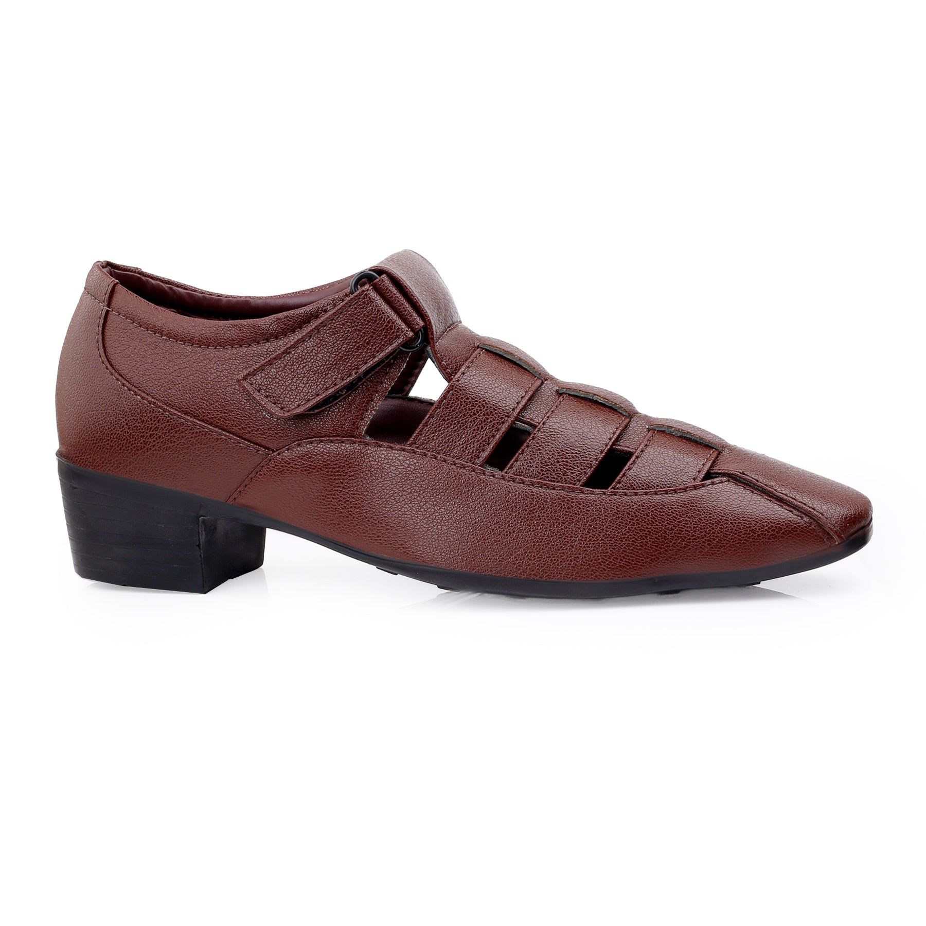 BAXXICO Mens Height Increasing Formal Roman Sandals
