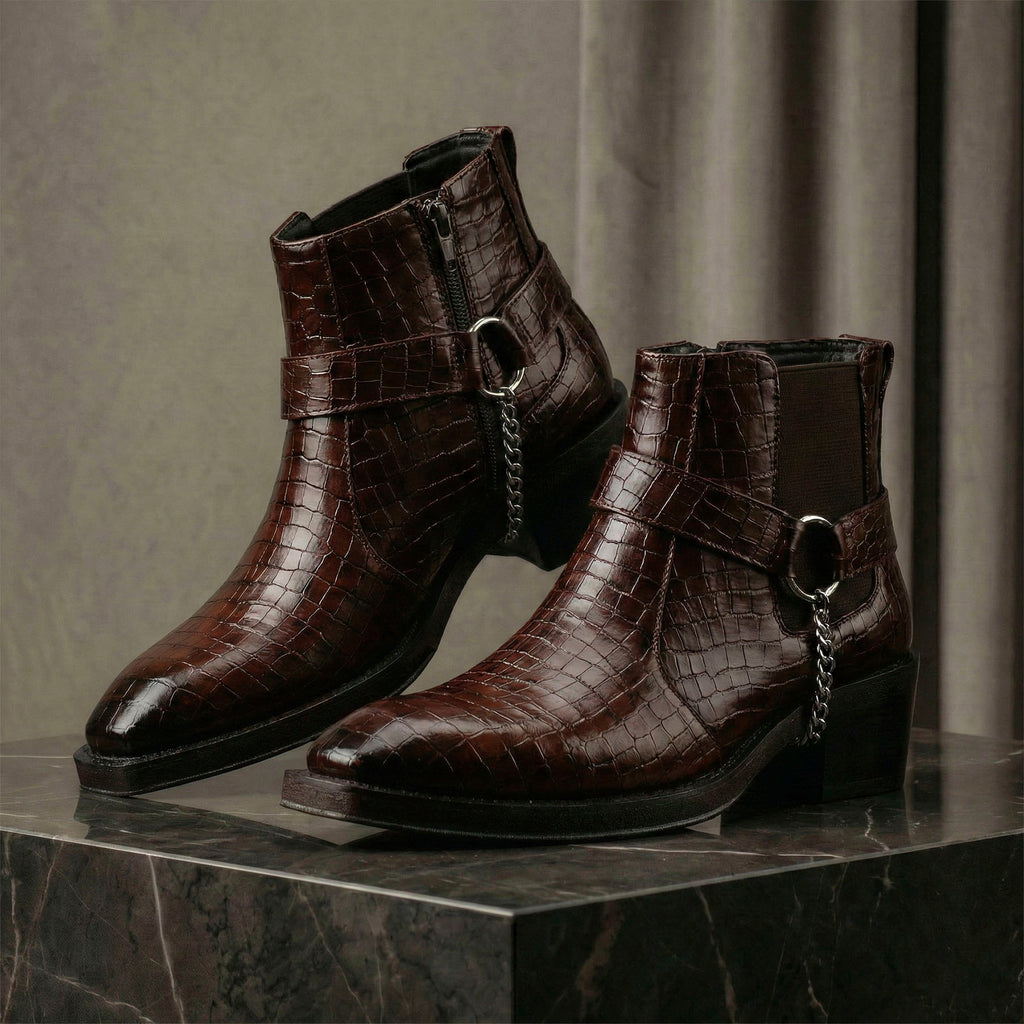 BAXXICO Mens HiddenLift Boots 5-6 CM Elevation
