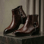BAXXICO Mens comfortable faux leather Stylish boots