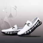 BAXXICO Stylish And Comfortable Checker Loafers for Men