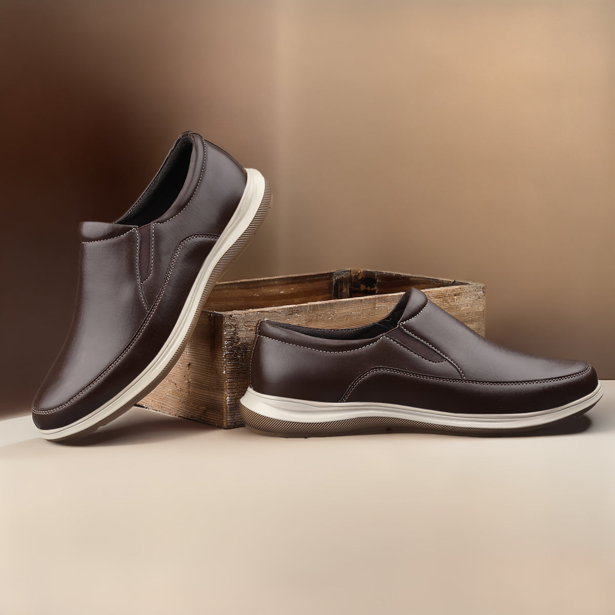 BAXXICO Mens Casual Slip On Shoes Durable Comfort for Office & Walking