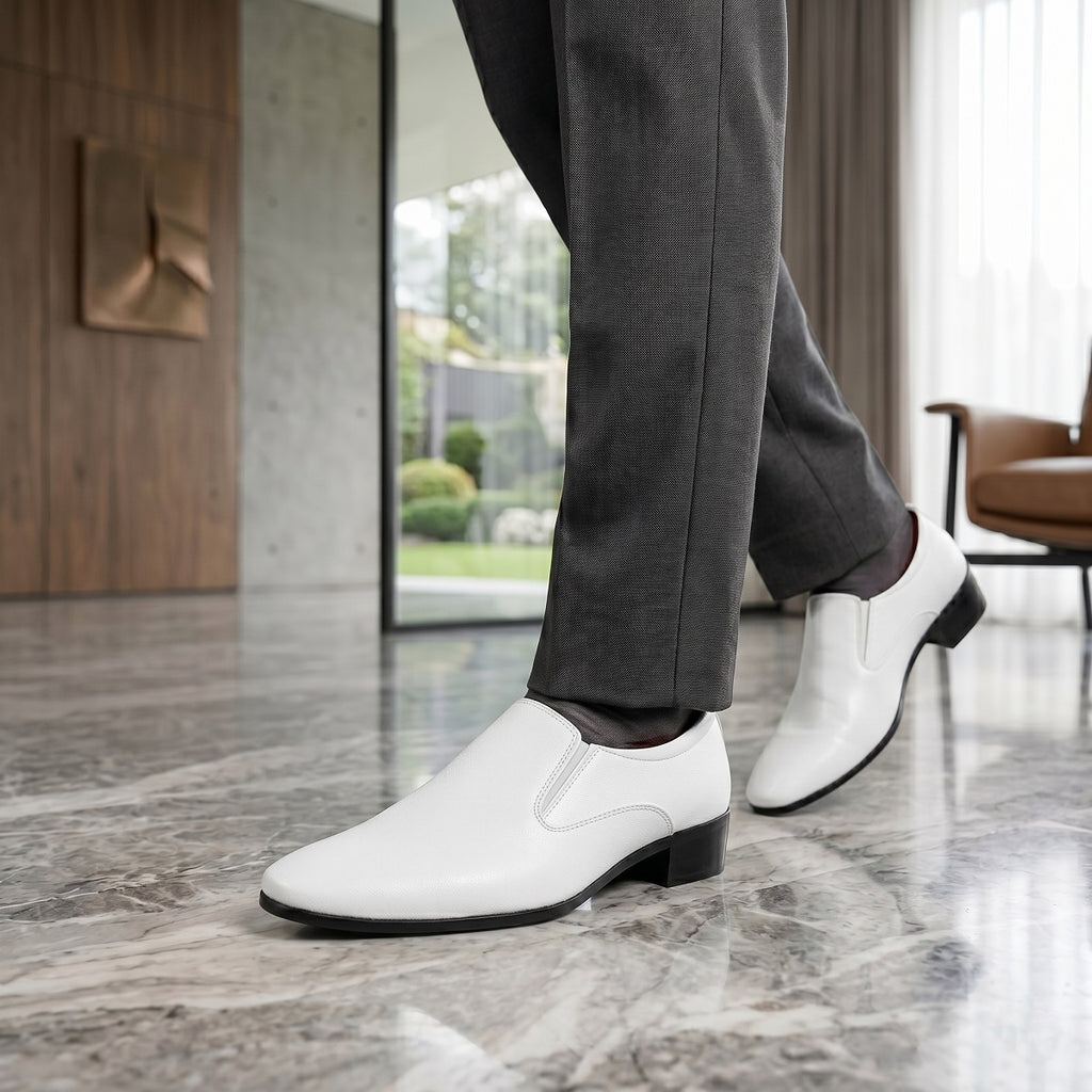 BAXXICO Height Increasing Elevator Slip-on Formal Shoes for Men