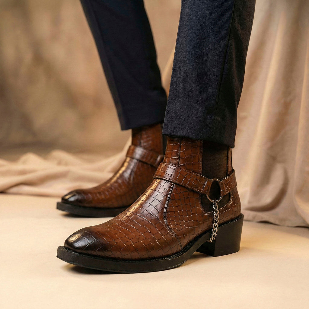 BAXXICO Mens HiddenLift Boots 5-6 CM Elevation