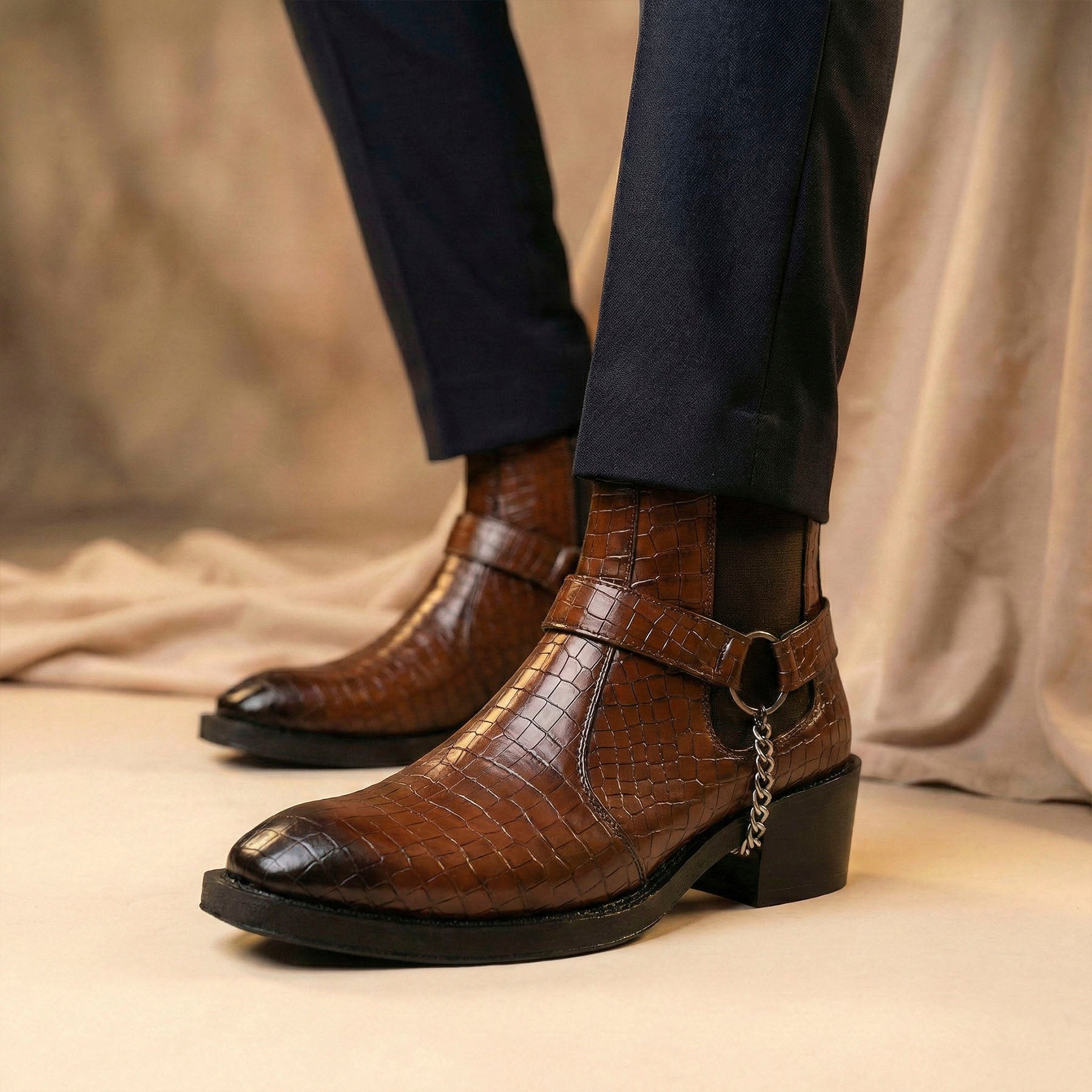BAXXICO Mens HiddenLift Boots 5-6 CM Elevation