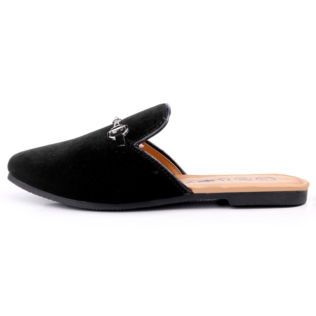BAXXICO Mens Suede Material Latest Stylish Slip-on Mules