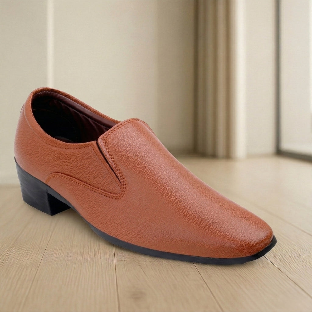 BAXXICO Height Increasing Elevator Slip-on Formal Shoes for Men