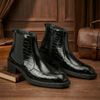 BAXXICO Mens Premium faux leather boots for dailywear