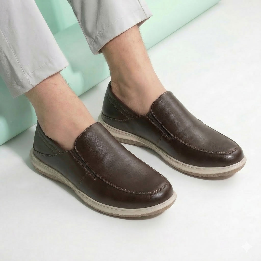 BAXXICO Mens Comfortable Slip On Shoes Versatile Office & Casual Wear