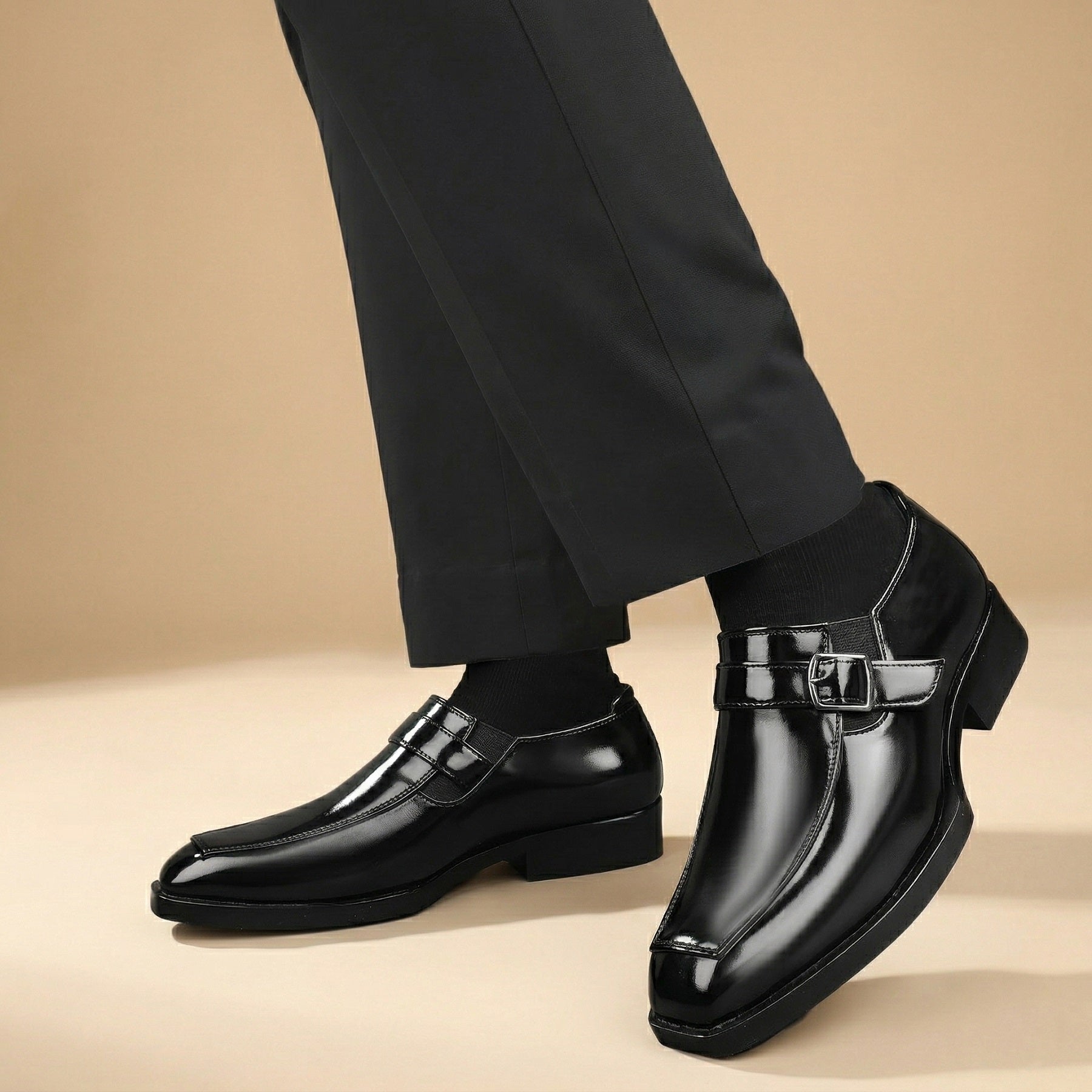 BAXXICO Mens Formal And Casual Ankle Zipper Boots